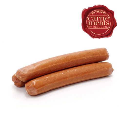 Frozen Cooked Beef Hotdog 23-24cm, 9″ | 1kg