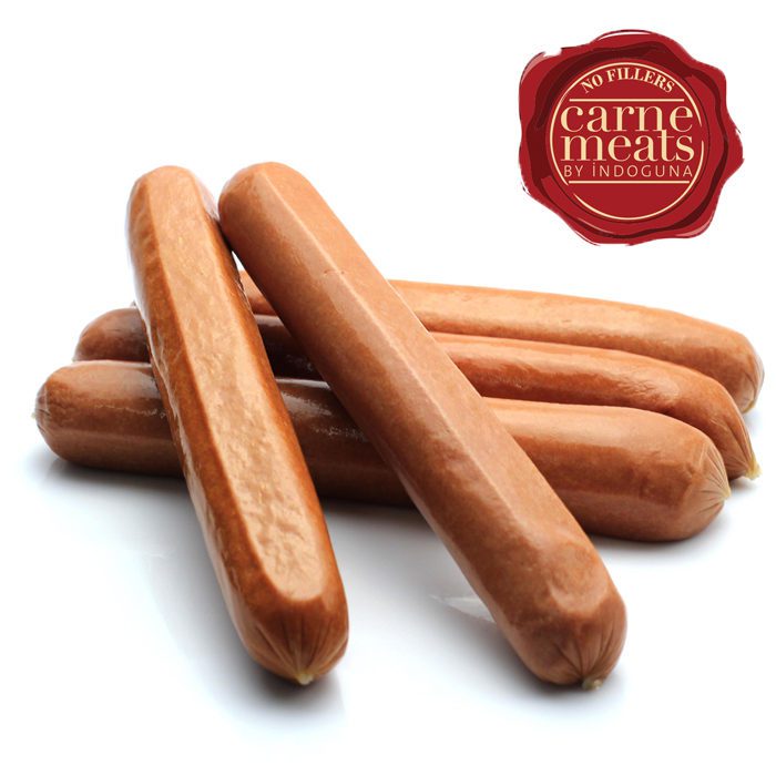 Frozen Cooked Chicken Hotdog 23-24cm, 9″ | 1kg