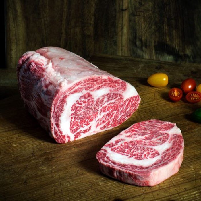 Chocolate Fed Wagyu Cuberoll Rib Eye Steak | 200g | MB 9+