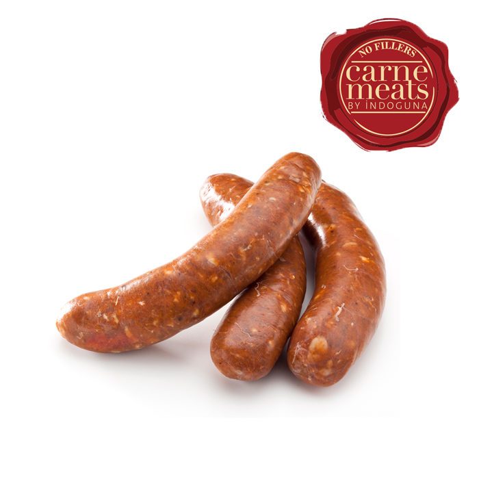 Frozen Raw Coarse Lamb Merguez Sausages, Natural Casing | 45g | 1kg