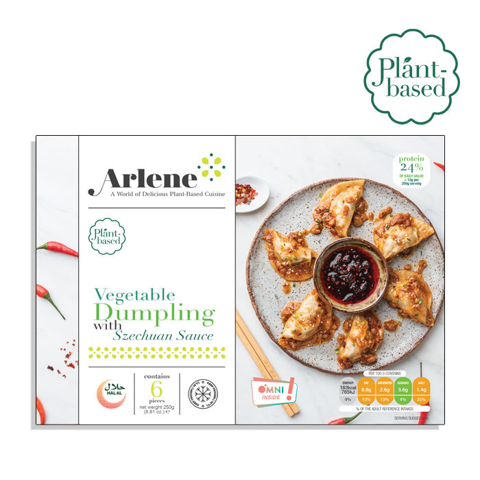 Frozen Plant Based Vegetable Dumpling with Szechuan 250g