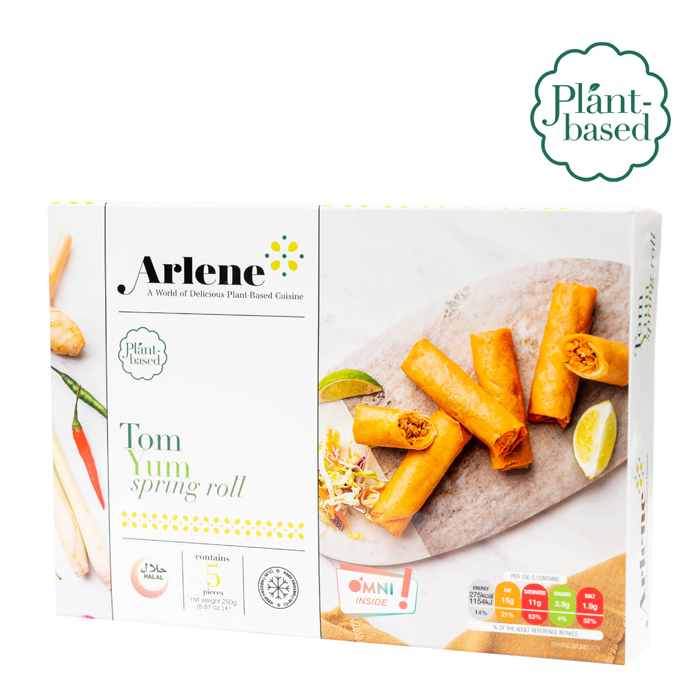 Frozen Plant Based Tom Yum Spring Roll 50g | 5pc